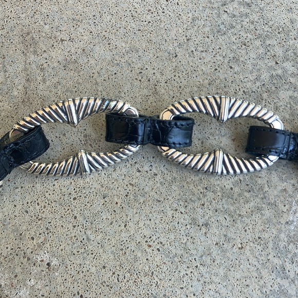 Brighton Leather and Metal Link Belt, 36 - Picture 3 of 6